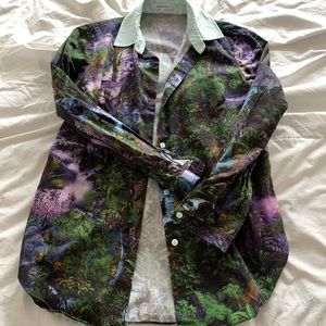 Carven cotton button-down shirt - size 34 (fr)